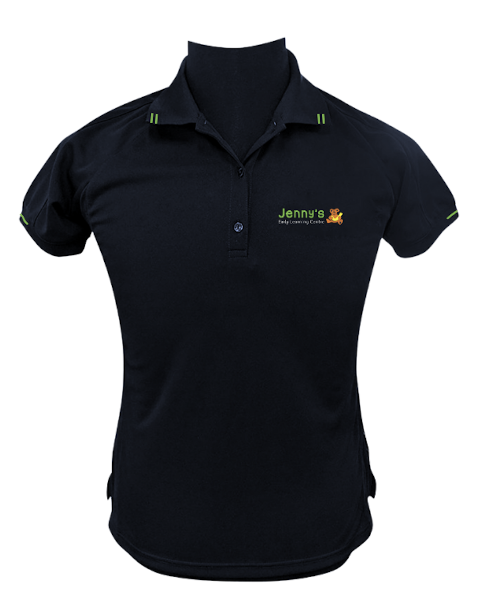 Picture of Jenny’s Ladies Custom Short Sleeve Polo Shirt – Navy