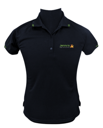 Picture of Jenny’s Ladies Custom Short Sleeve Polo Shirt – Navy
