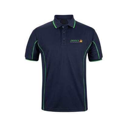 Picture of Jenny’s Mens Podium Short Sleeve Polo Shirt - Navy